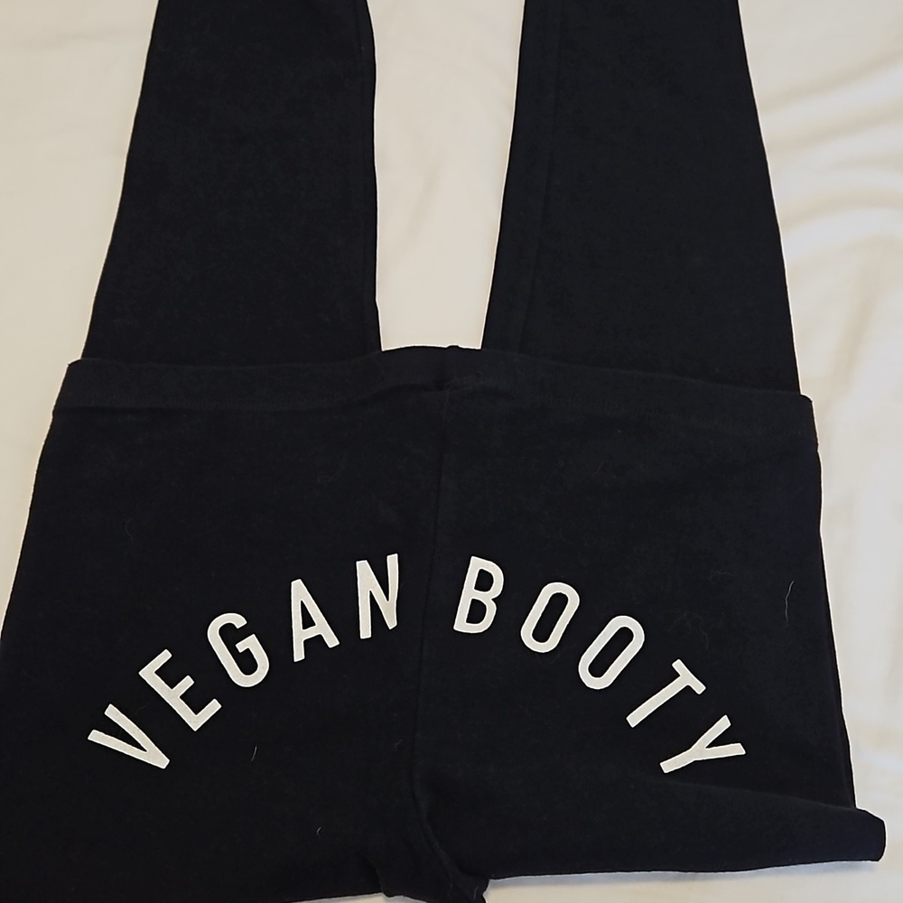 Black Leggings Vegan Booty Size Large